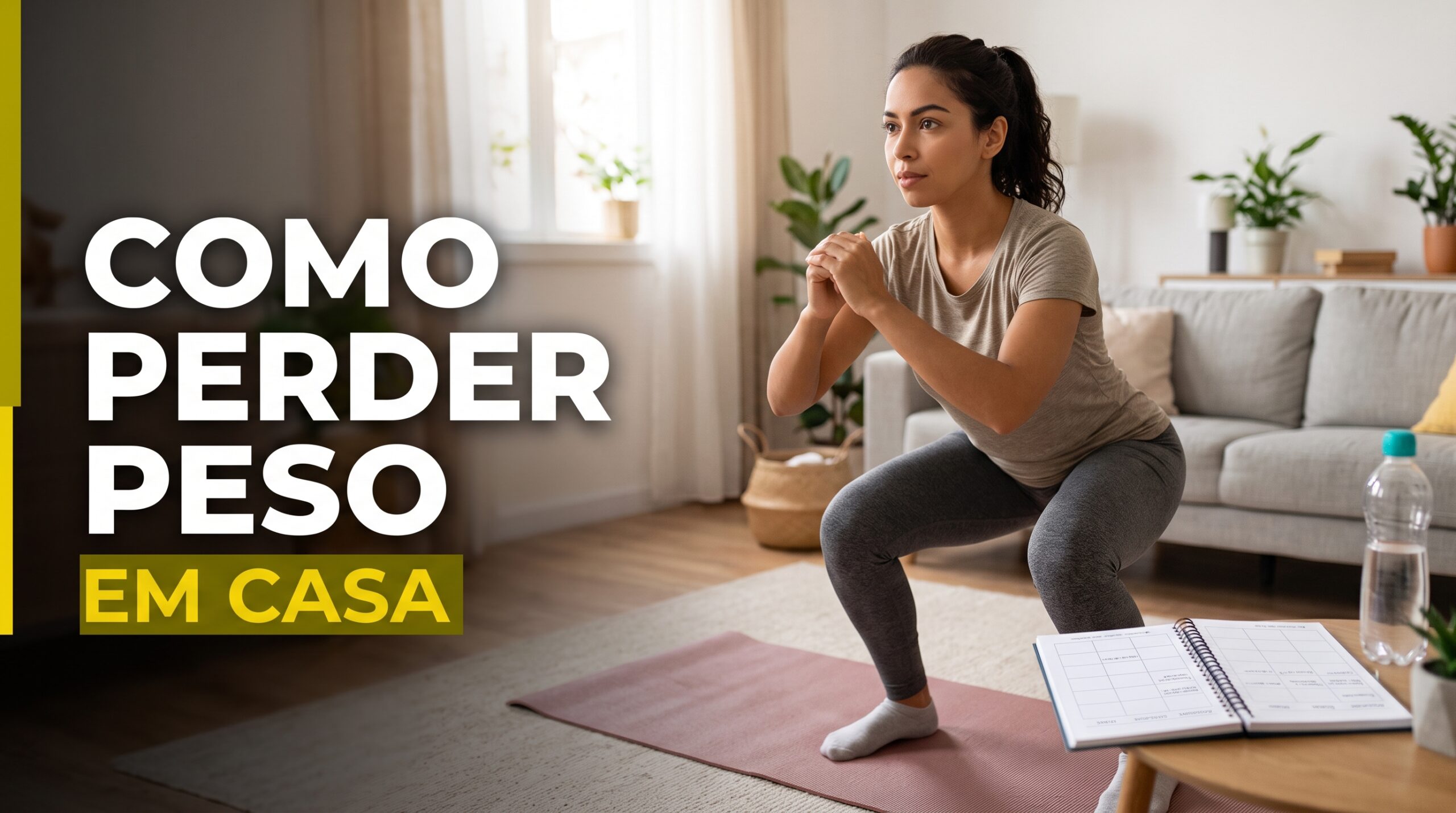como perder peso em casa