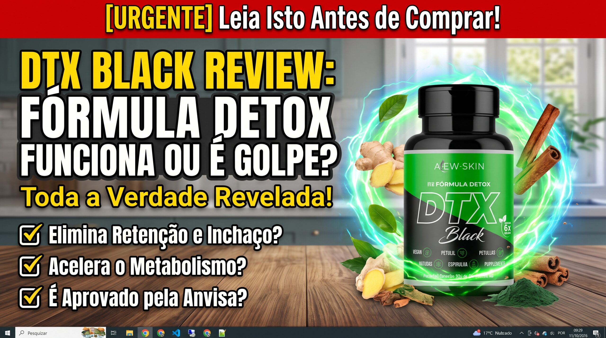 DTX Black funciona análise completa da fórmula detox e reputação no Reclame Aqui
